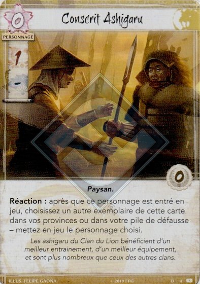 Conscrit Ashigaru